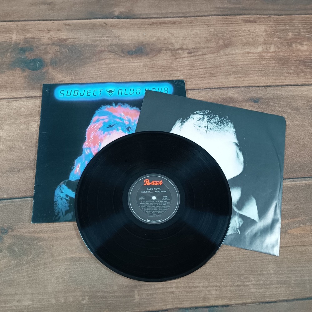 Aldo Nova Subject Vinyl Record LP Portrait FR 38721 VG/VG